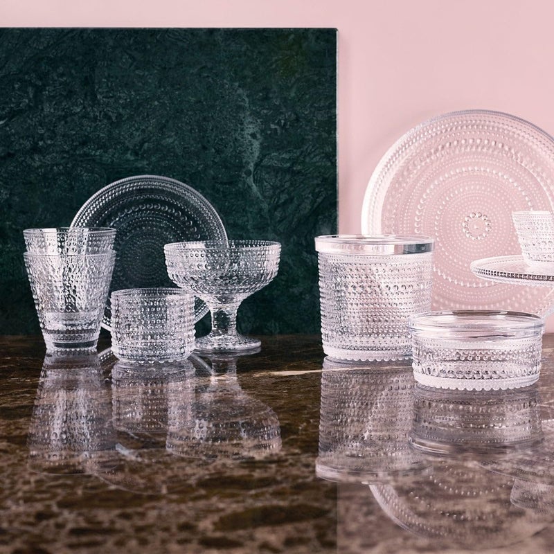 Iittala Kastehelmi Tealight Candleholders by Oiva Toikka (Clear) - Image 4